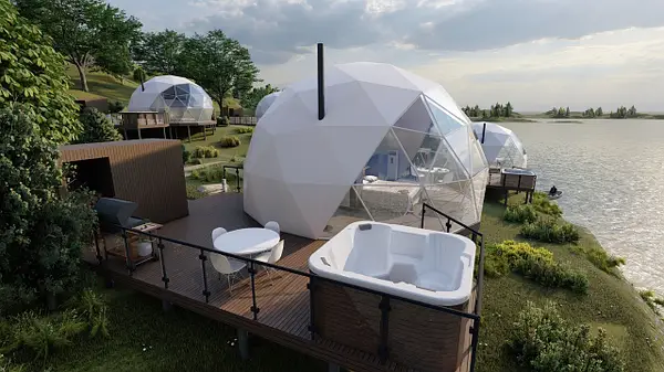 dome-shaped-glamping-near-river